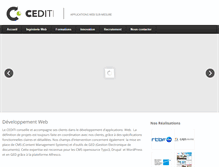Tablet Screenshot of cediti.be